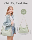 maytopia Tote Bag Convertible Backpack Purse for Women Nylon Hobo Crossbody Bag Message Bag Shoulder Handbags for Daily Work (Beige)