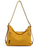 maytopia Tote Bag Convertible Backpack Purse for Women Nylon Hobo Crossbody Bag Message Bag Shoulder Handbags for Daily Work (Yellow)