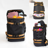 Mazama DAE Pack – All - in - One, Airline Approved Carry - On Backpack. Multi - Use Daypack with Pockets for Hydration Reservoir and Laptop, for School, Work, Travel, Hiking & Commuting. Includes Rain Cover.