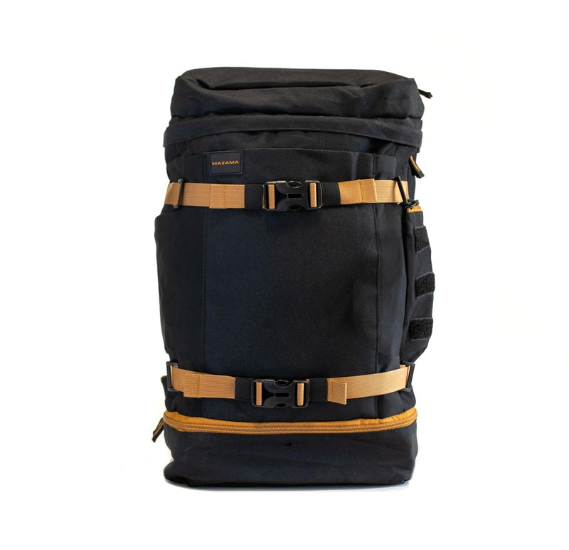 Mazama DAE Pack – All - in - One, Airline Approved Carry - On Backpack. Multi - Use Daypack with Pockets for Hydration Reservoir and Laptop, for School, Work, Travel, Hiking & Commuting. Includes Rain Cover.