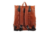 McKleinUSA Element, Pebble Grain Calfskin Leather, 17" Two - Tone, Flap - Over, Laptop & Tablet Backpack, Brown (18470)