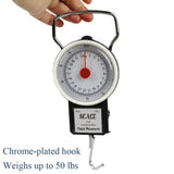 Mechanical Hanging Scale Multi - Purpose Portable Spring Dial Weight Scale with Tape Measure for Fishing Kitchen Farms