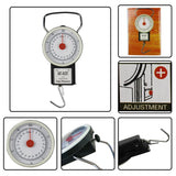 Mechanical Hanging Scale Multi - Purpose Portable Spring Dial Weight Scale with Tape Measure for Fishing Kitchen Farms