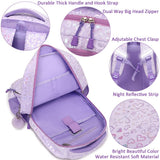 Meisohua School Backpack for Girls Kids Preschool Kindergarten Elementary School Bookbag with Lunch Bag 3 in 1 Set Water Resistant Furry Backpack Set