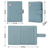 Melsbrinna Rfid Passport Holder for Travel women/Men, Cute Passport Wallet Rfid Blocking Card Slots, Rfid Passport Cover/CaseTravel Wallet, Passport Book Holder (1, Green2)