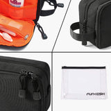 Mens Toiletry Bag Waterproof Organizer Bag Travel Shaving Dopp Kit Perfect Travel Accessory Gift (Black)