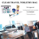 Mens Toiletry Bag Waterproof Organizer Bag Travel Shaving Dopp Kit Perfect Travel Accessory Gift (Black)