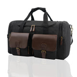 Men's Weekender Duffle Bag - Vintage Overnight & Gym Bag with Multi - Compartments, Carry - On Approved for Travel
