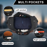 Men's Weekender Duffle Bag - Vintage Overnight & Gym Bag with Multi - Compartments, Carry - On Approved for Travel