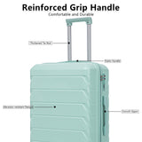 Merax 20"/24"/28" 3 pcs/set in ABS Spinner Wheel Luggage, Carry on Suitcase, Combination Lock