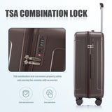 Merax 3 pcs/set in ABS Spinner Wheel Luggage Set, Carry on Suitcase