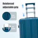 Merax 3 pcs/set in ABS Spinner Wheel Luggage Set, Carry on Suitcase