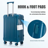 Merax 3 pcs/set in ABS Spinner Wheel Luggage Set, Carry on Suitcase