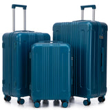 Merax 3 pcs/set in ABS Spinner Wheel Luggage Set, Carry on Suitcase