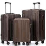 Merax 3 pcs/set in ABS Spinner Wheel Luggage Set, Carry on Suitcase