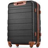 Merax 3 Piece ABS Hardshell Luggage Sets Spinner Wheel Suitcase TSA Lock Suit Case