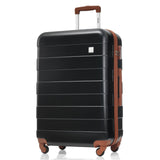 Merax 3 Piece ABS Hardshell Luggage Sets Spinner Wheel Suitcase TSA Lock Suit Case