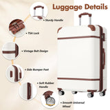 Merax Luggage Set 28 IN Hardside Suitcase with Duffel Bags Luggage with Spinner Wheels