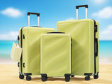 Merax Luggage Set 3 Piece, Lightweight Durable ABS Suitcases with Spinner Wheels and TSA Lock, Carry - on & Checked Travel Luggage