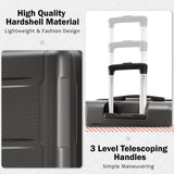 Merax Luggage Sets 20/28 Inch Suitcase Sets with TSA Lock Hardshell Luggage with Bags