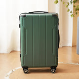 Merax Luggage Sets 3 - Piece Hardshell with Spinner Wheels Lightweight Suitcase with Corner Guards (Green, 20/24/28)