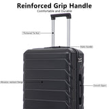 Merax Luggage Sets, ABS Hardshell Suit case Spinner Wheels Lightweight Combination Lock