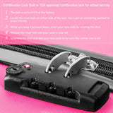Merax Luggage Sets, Hardshell Luggage Sets 3 Piece 20"+24"+28" Luggages Hardside Spinner Suitcase with TSA Lock, Pink