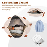 Merax Suitcase Set 28 inches Expandable Luggage with TSA Lock Spinner Wheels Hardshell Lightweight Vintage Luggage with Travel Bag,White