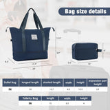 Merax Suitcase Set Softside 3 - Piece Expandable Luggage with TSA Lock Spinner Wheels Lightweight Upright Luggage with Travel Bag(22/26/30 IN, Deep Blue)