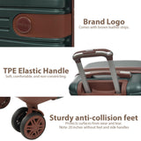 Merax Suitcase Set with Spinner Wheels TSA Lock Durable Hardshell 22x14x9 Airline Approved Carry on Luggage for Travel Women Men