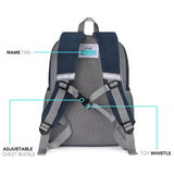 mibasies Toddler Backpack for Boys 2 - 4: Preschool Backpacks for Boys - Cute Kids Backpack