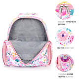 mibasies Toddler Backpack for Girls 2 - 4: Preschool Kindergarten Backpack - Cute Kids Backpacks for Girls - Flower Pink