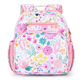 mibasies Toddler Backpack for Girls 2 - 4: Preschool Kindergarten Backpack - Cute Kids Backpacks for Girls - Flower Pink