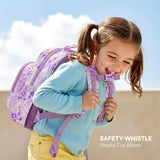 mibasies Toddler Backpacks for Girls 2 - 4: Little Kid Bookbag for Preschool Prek Daycare Purple Flower
