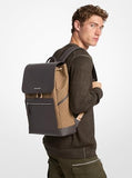 Michael Kors Hudson Travel Rucksack, Light Gunmetal Hardware/Husk Signature