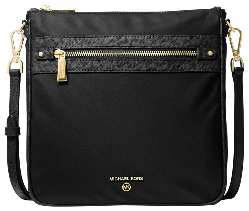 Michael Kors Jet Set Charm Large Crossbody Bag, Gold - Tone Hardware/Black, One Size