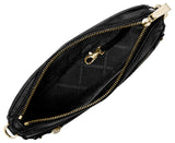 Michael Kors Jet Set Charm Large Crossbody Bag, Gold - Tone Hardware/Black, One Size