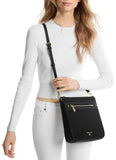 Michael Kors Jet Set Charm Large Crossbody Bag, Gold - Tone Hardware/Black, One Size