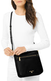 Michael Kors Jet Set Charm Large Crossbody Bag, Gold - Tone Hardware/Black, One Size