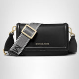 Michael Kors Jet Set Small Phone Crossbody Bag, Gold - Tone Hardware/Black