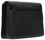 Michael Kors Malone Signature Logo Cargo Messenger Bag, Light Gunmetal/Black