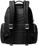 Michael Kors Prescott Large Backpack, Silver - Tone Hardware/Nylon/Black, One Size