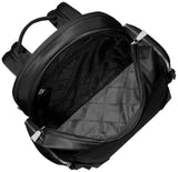 Michael Kors Prescott Large Backpack, Silver - Tone Hardware/Nylon/Black, One Size