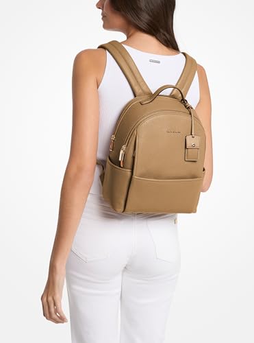 Michael Kors Sable Medium Backpack, Gold - Tone Hardware/Pebble Leather/Husk