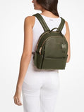 Michael Kors Sable Medium Backpack, Gold-Tone Hardware/Pebble Leather/Ivy