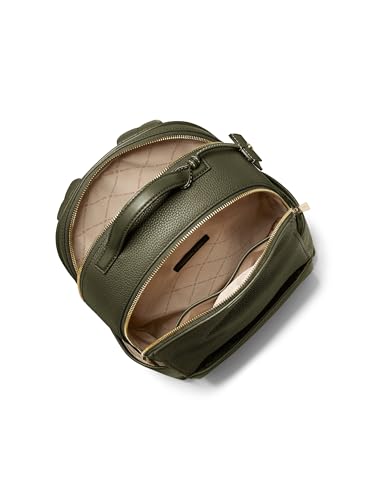 Michael Kors Sable Medium Backpack, Gold-Tone Hardware/Pebble Leather/Ivy