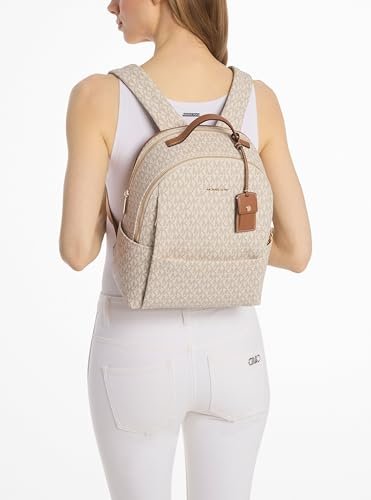 Michael Kors Sable Medium Backpack, Gold - Tone Hardware/Vanilla/Acorn