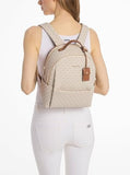 Michael Kors Sable Medium Backpack, Gold - Tone Hardware/Vanilla/Acorn