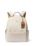 Michael Kors Sable Medium Backpack, Gold-Tone Hardware/Vanilla/Acorn