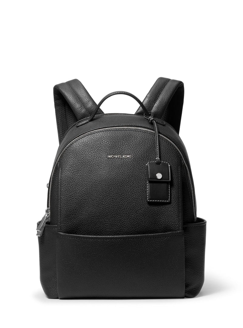 Michael Kors Sable Medium Backpack, Silver - Tone Hardware/Black